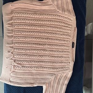 Worth Blush Off-the-Shoulder Sweater